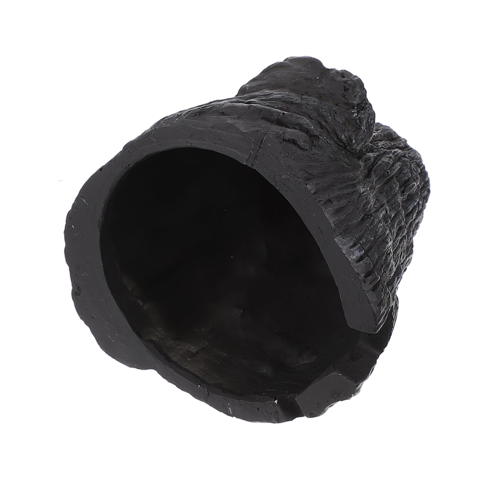 YARNOW 3 Pièces Décoration D'aquarium De Humidificateur Pierre à Air D'aquarium Ornement D'aquarium D'aquarium Volcanique Étang Grotte Black Résine