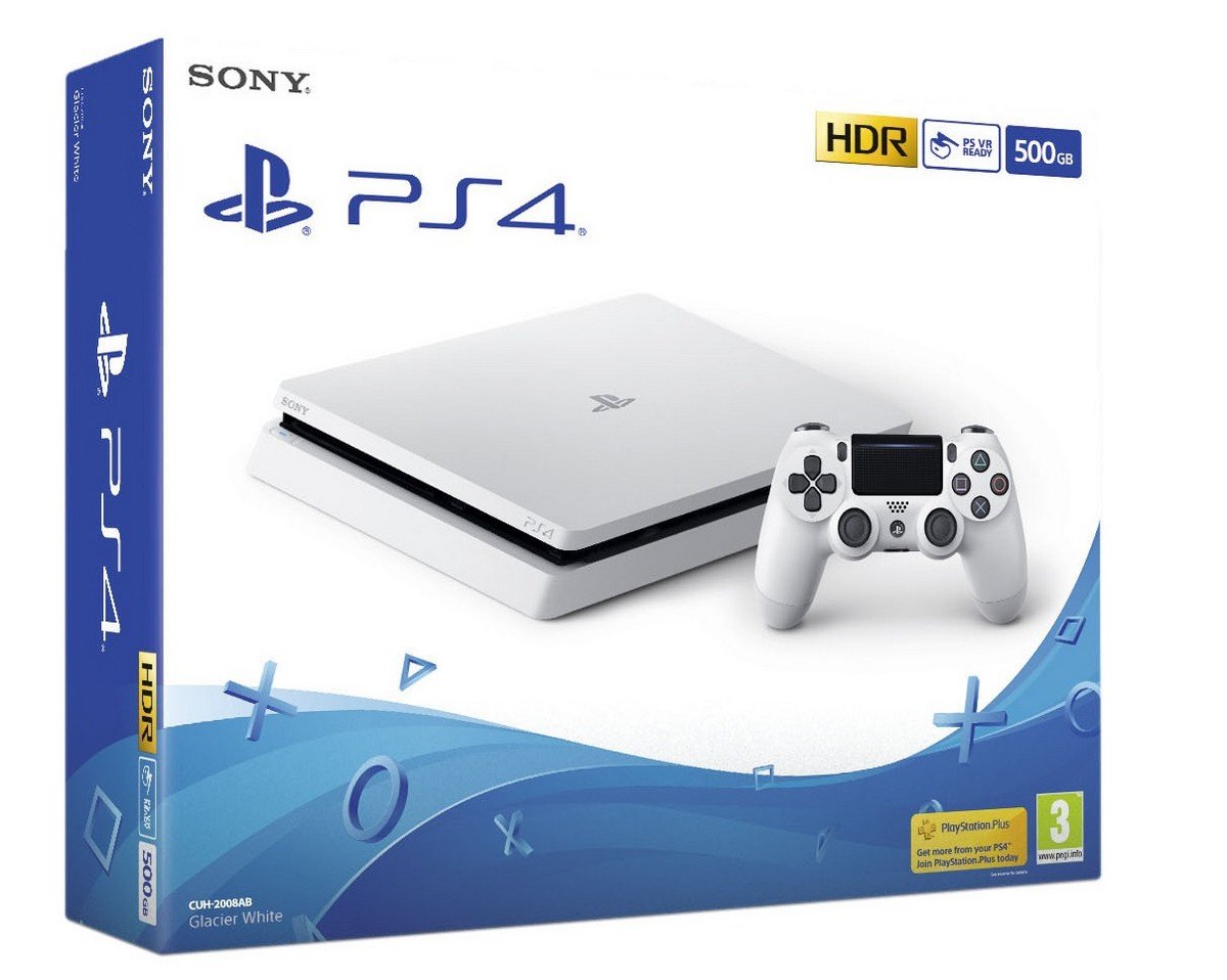 Sony PS4 500GB Slim Console (White) : Amazon.in: Video Games