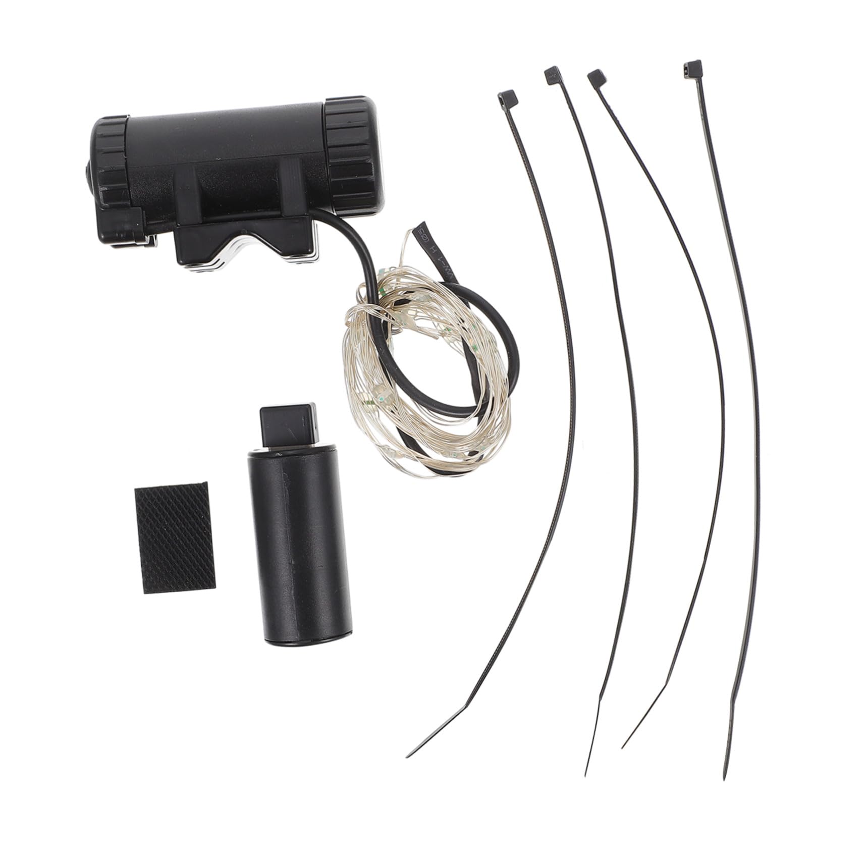 LIOOBO Vélo Lumière Dirigé Devant Réfléchissant Arrière Lumières Parlait Rechargeable Veilleuse De Vélo Lumière De Rayon De Roue Light Night LED Black Abdos