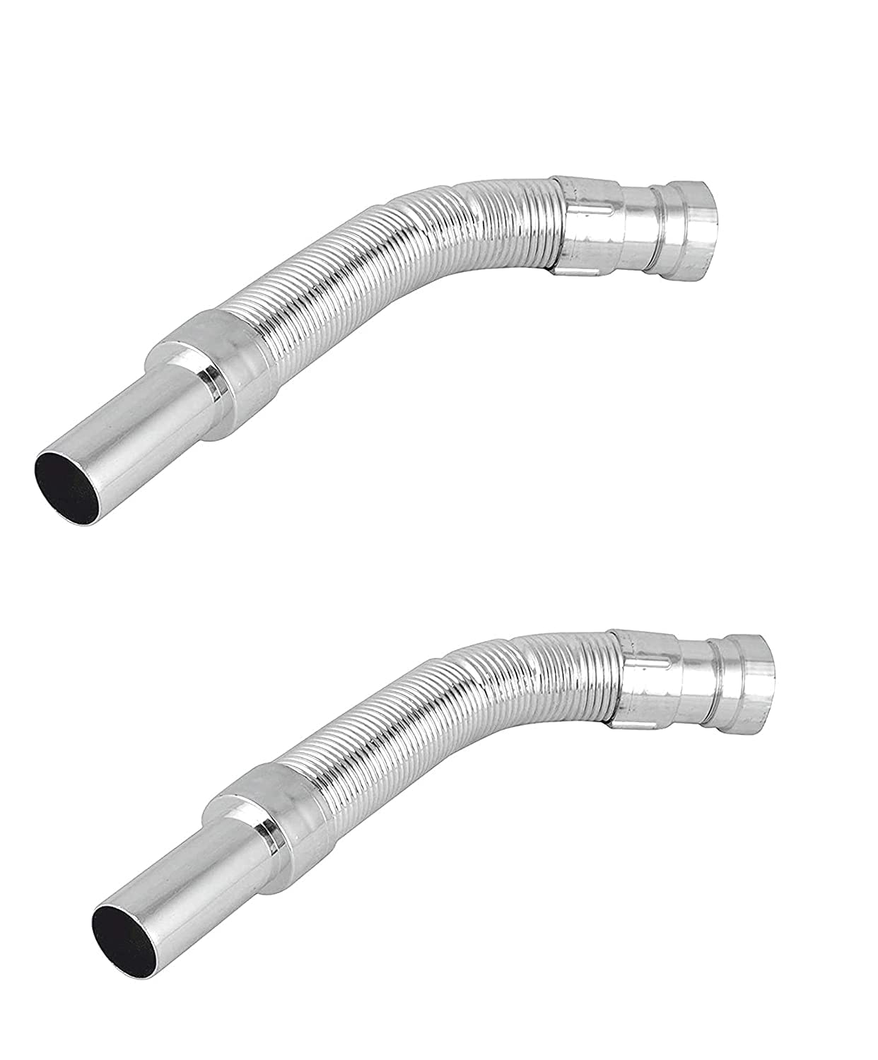 Buy Happy Homes Waste Pipe Chrome Flexible PVC [ Pack of 2 ] CP Hose