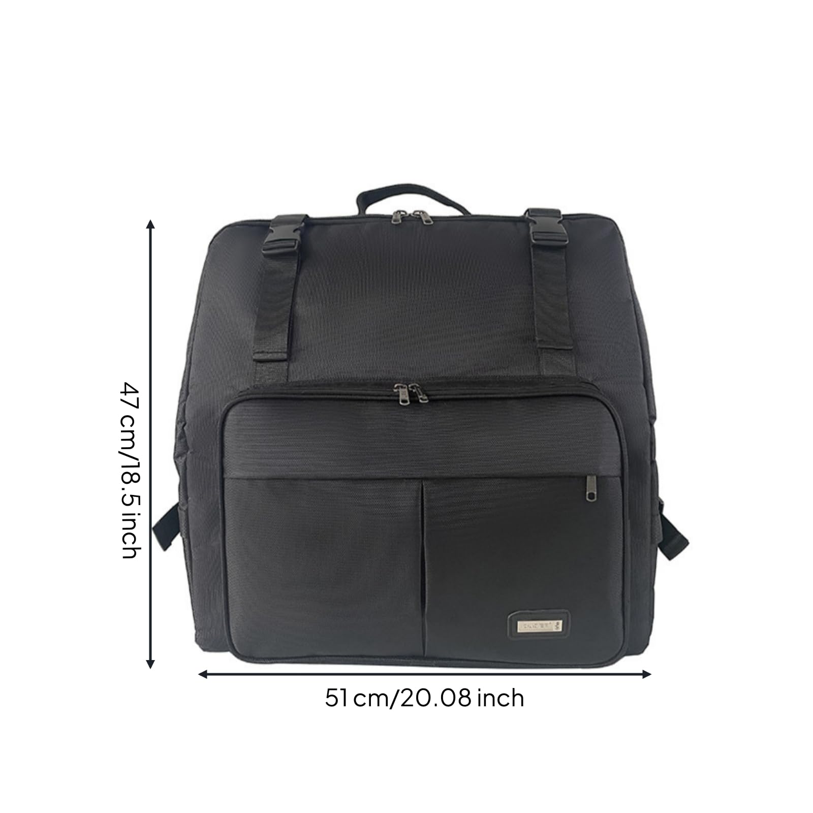 tasche gepolstert -Rucksack reißfest -Instrumententasche für Übung, Auftritt, Array, Tintenschwarz
