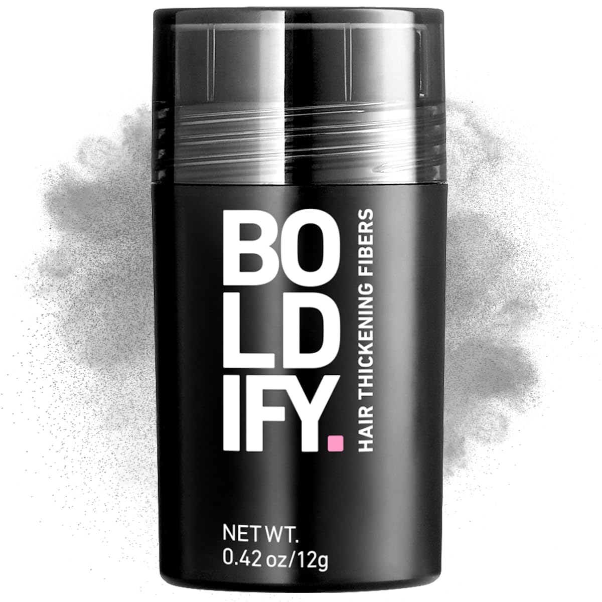 BOLDIFY Hair Fibres (12g) - Fill In Thinning and Fine Hair for an Instantly Fuller, Thicker Look - 14 Shades for Women and Men - Grey