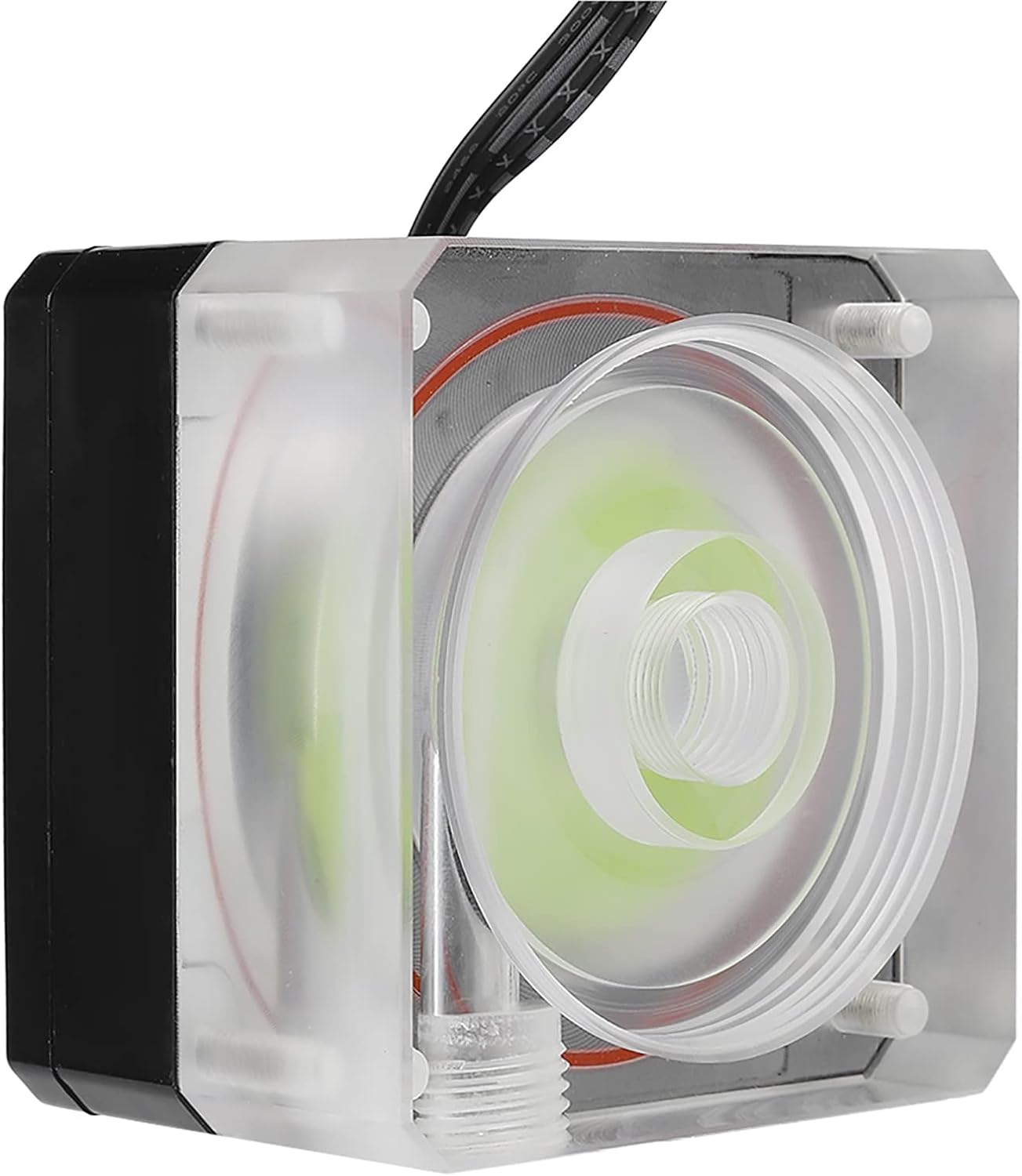Ultra Thin PMMA Water Cooling Pump, Water Cooling Pump, PWM Water Cooling Pump, PMMA Material Pump with PWM Speed Control 3 m Heads, 500L/H Move, 12V, 4cm Thickness