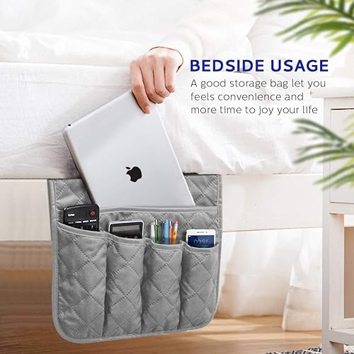 VNOM - Organizador de reposabrazos para sofá, sillón antideslizante, organizador de almacenamiento para sofá reclinable con 5 bolsillos para VNOM - Organizador de reposabrazos para sofá, sillón antideslizante, organizador de almacenamiento para sofá reclinable con 5 bolsillos para