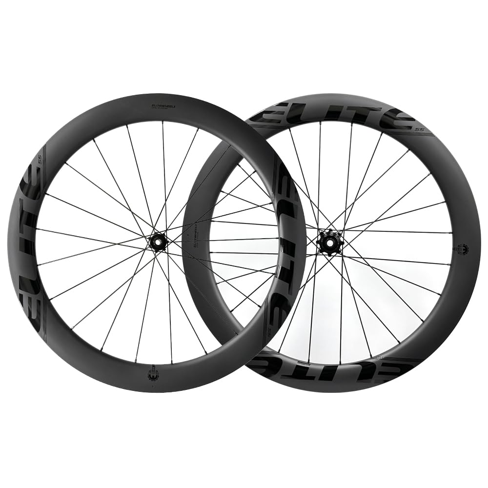 ELITEWHEELS Carbon Wheels ENT 2.0 Disc Brake 700c Carbon Rim Center Lock Road Bike Wheelset UCI Quality Road Racing Wheelset