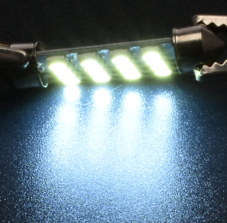 14 Piezas Kit LED T10 36mm para Interior de Auto miniatura 7