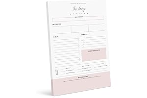 Bliss Collections Pink To Do List Notepad