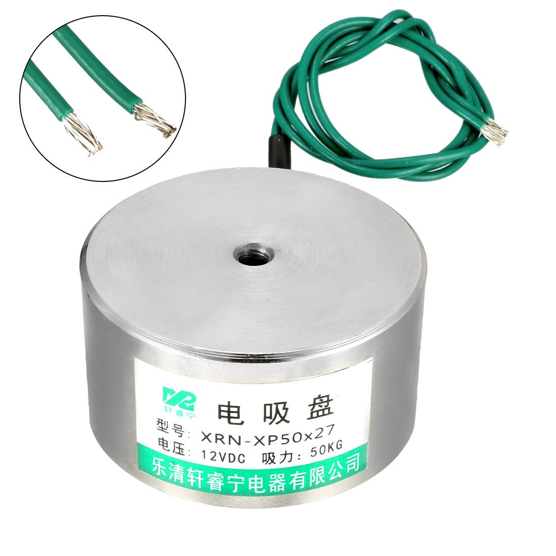 Aexit DC 12V Lifting Accessories 400mA Push Pull Type Open Frame Solenoid Electromagnet 10mm Lift Magnets 45N 9.9LB