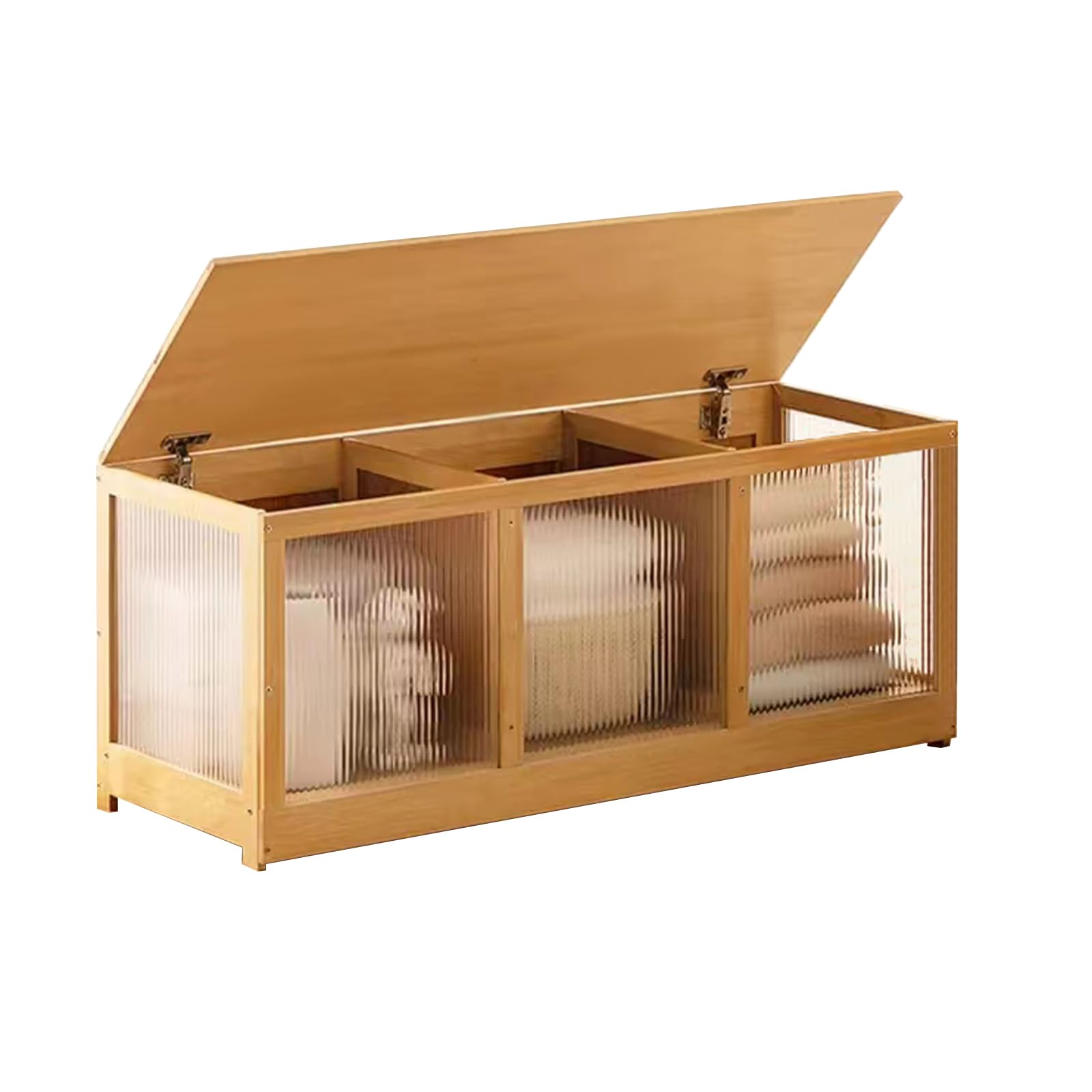 収納付きベンチ Amazon.co.jp: ZHUMUYRBY 収納ベンチ 38.5インチ 竹製 収納