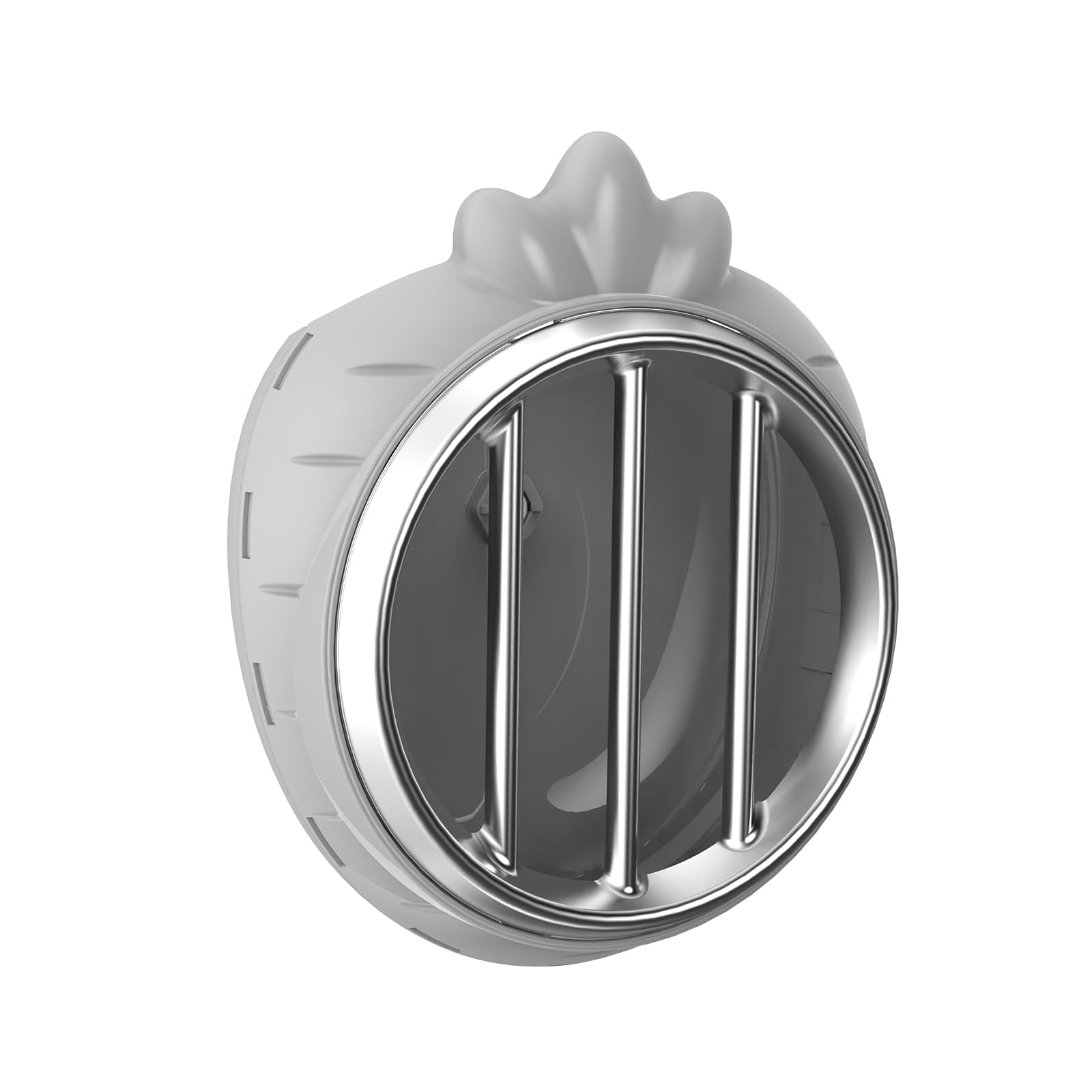 Henera Conejo Comedero Conejo Soporte Colgante de heno para pequeñas Mascotas Soporte de heno para Jaula Conejos Cobayas (Gris)