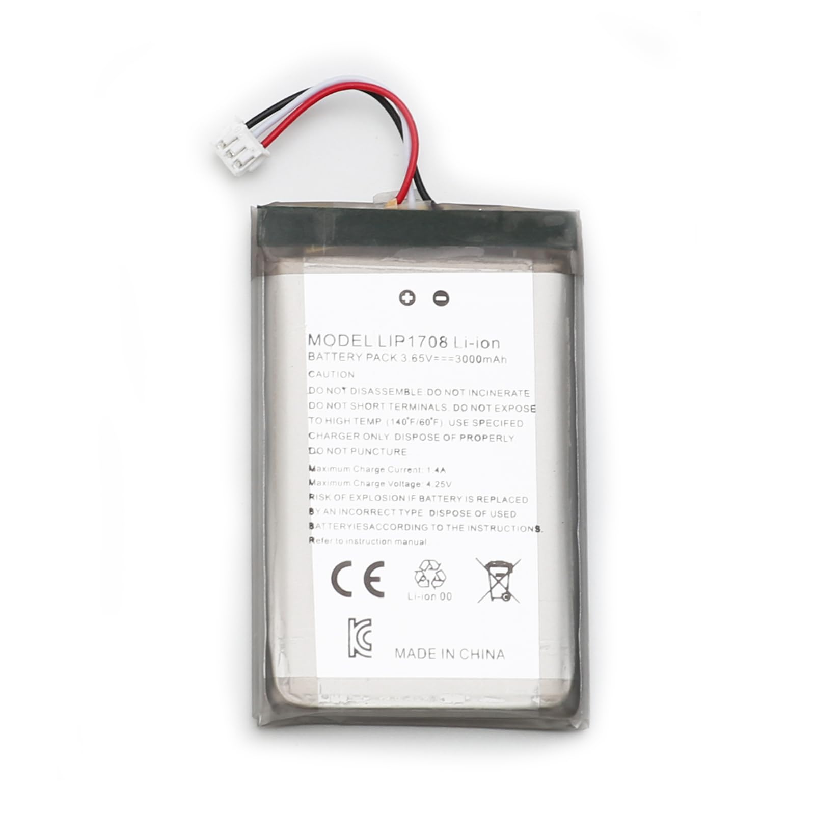 Batería de 3000 mAh LIP1708 Mando inalámbrico para Sony PS5 PlayStation 5 DualSense