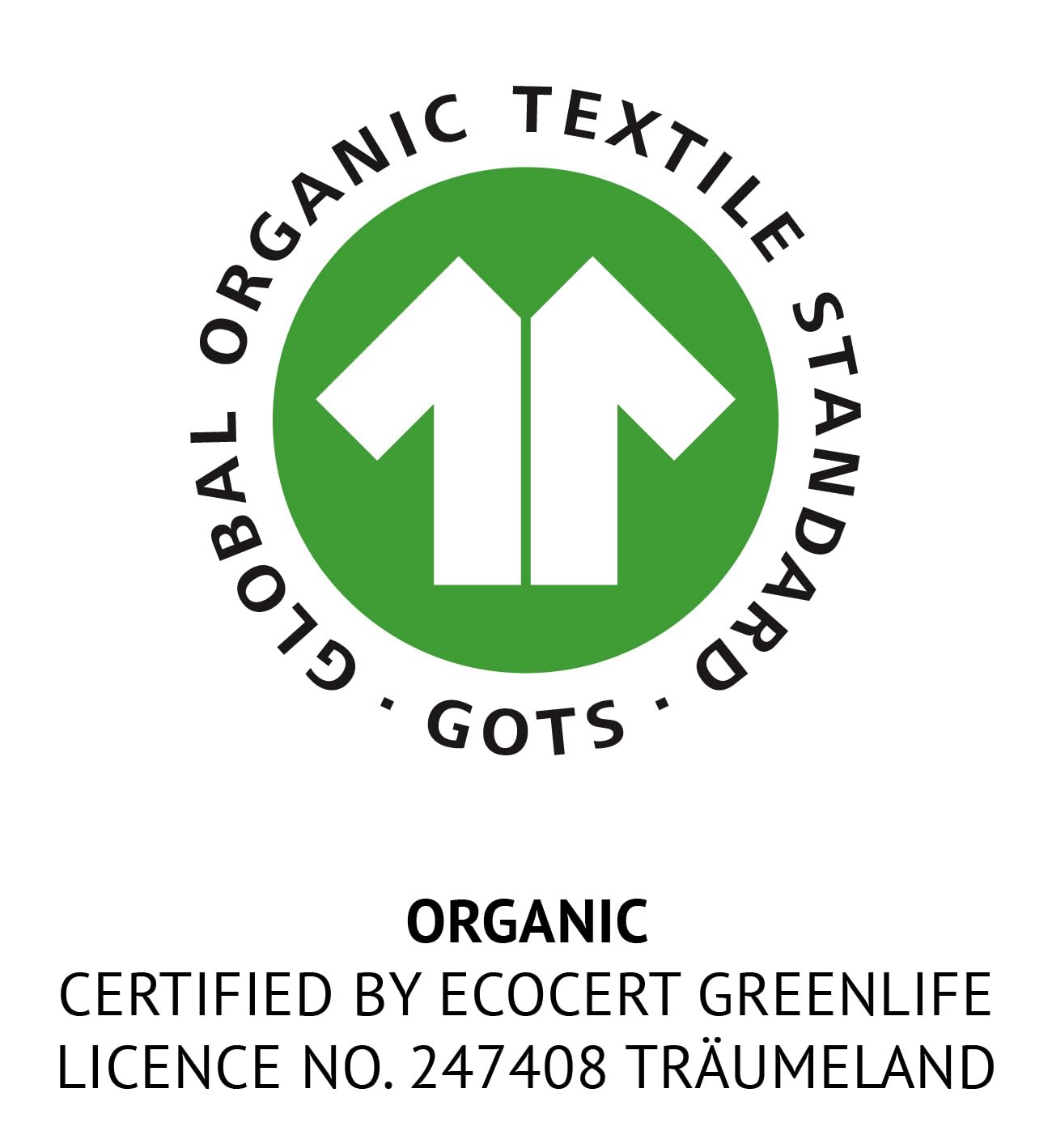 Träumeland bed linen green according to GOTS certified, 100/135 + 40/60 cm - Image 4