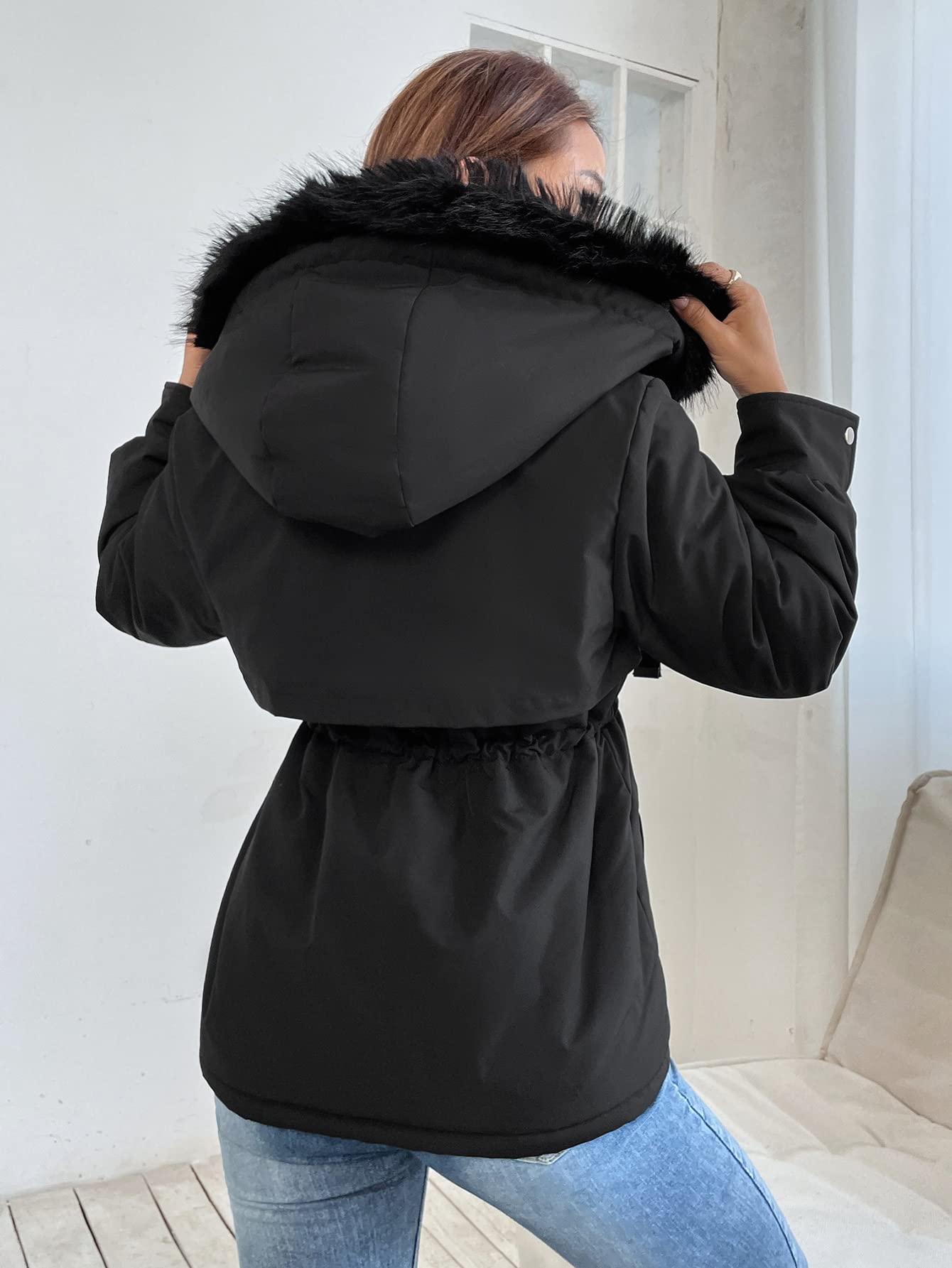 Abrigo Acolchado Para Mujer, Chaqueta Acolchada Para Mujer