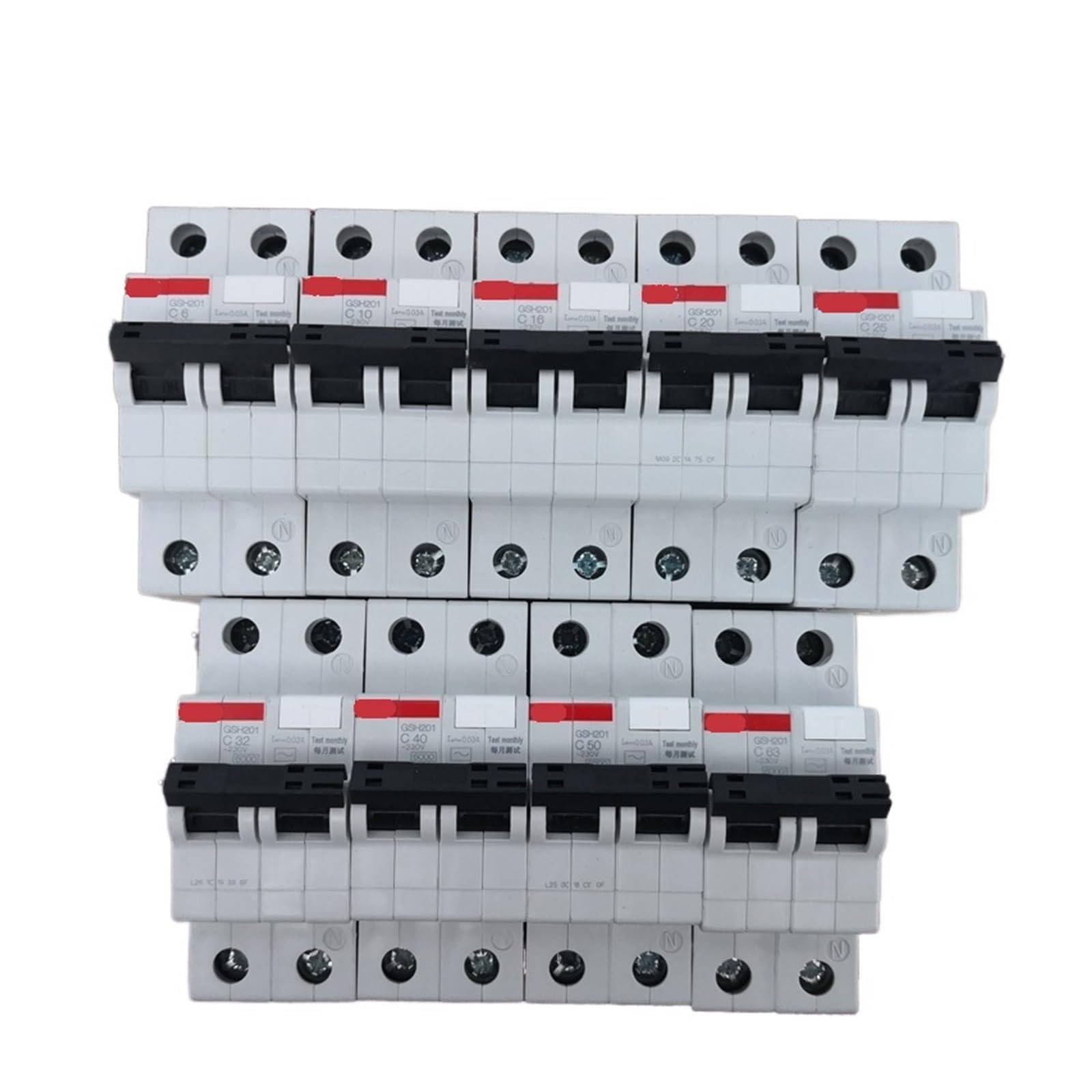 Disjoncteur différentiel 4P 25A GSH200 courbe C pour protection électrique