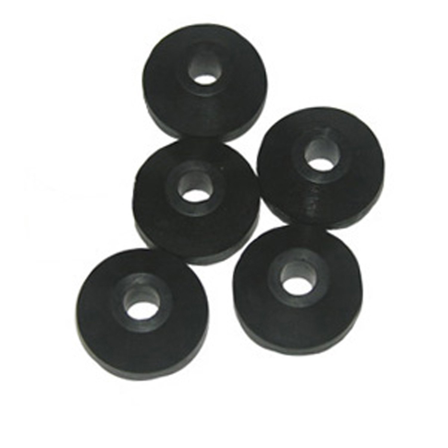 LASCO 02-1085 1/2-Inch Beveled Faucet Bibb Washer, Black Neoprene, 6-Pack