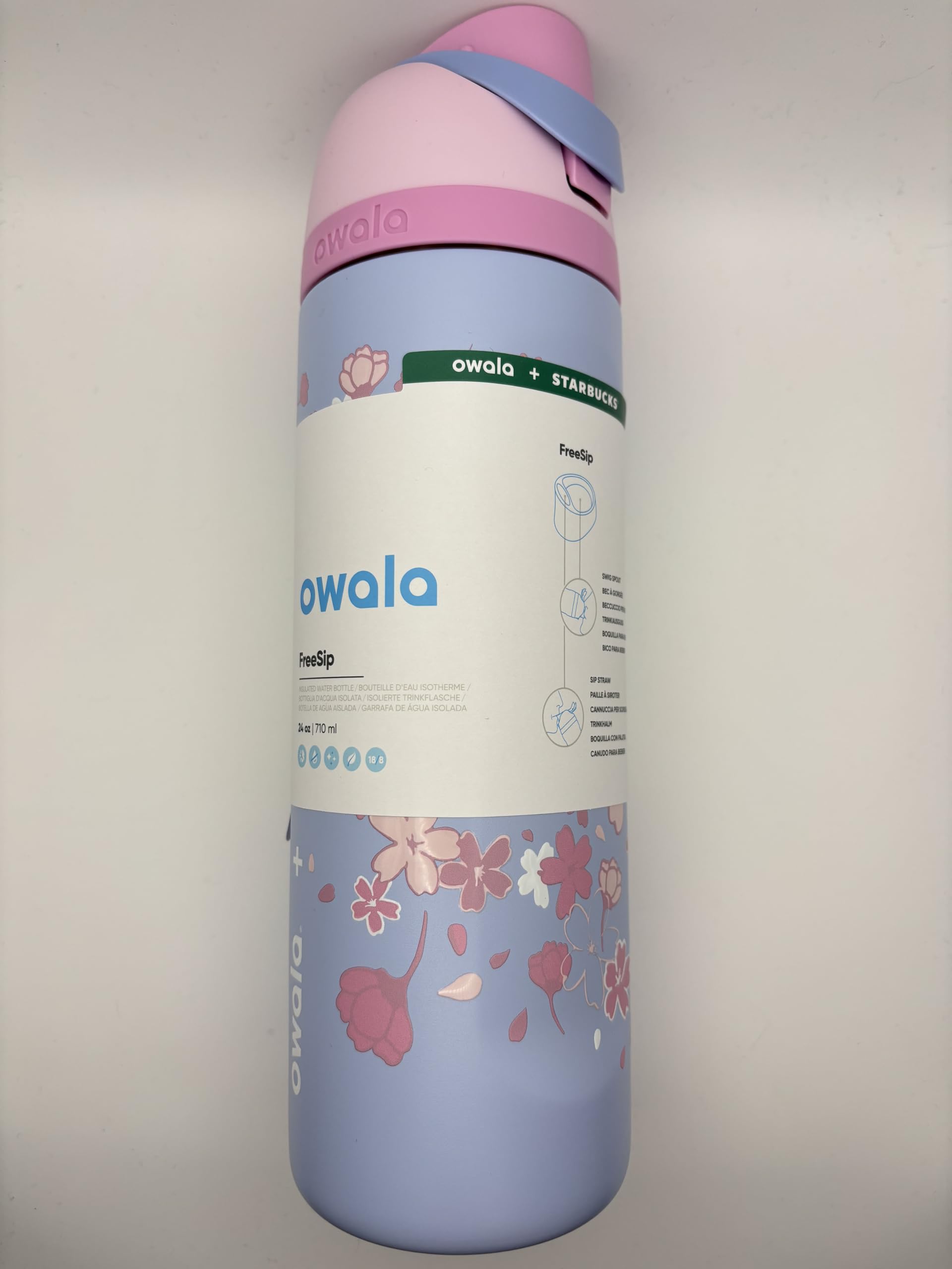 STARBUCKS Owala x Limited Edition Spring Flowers FreeSip Water