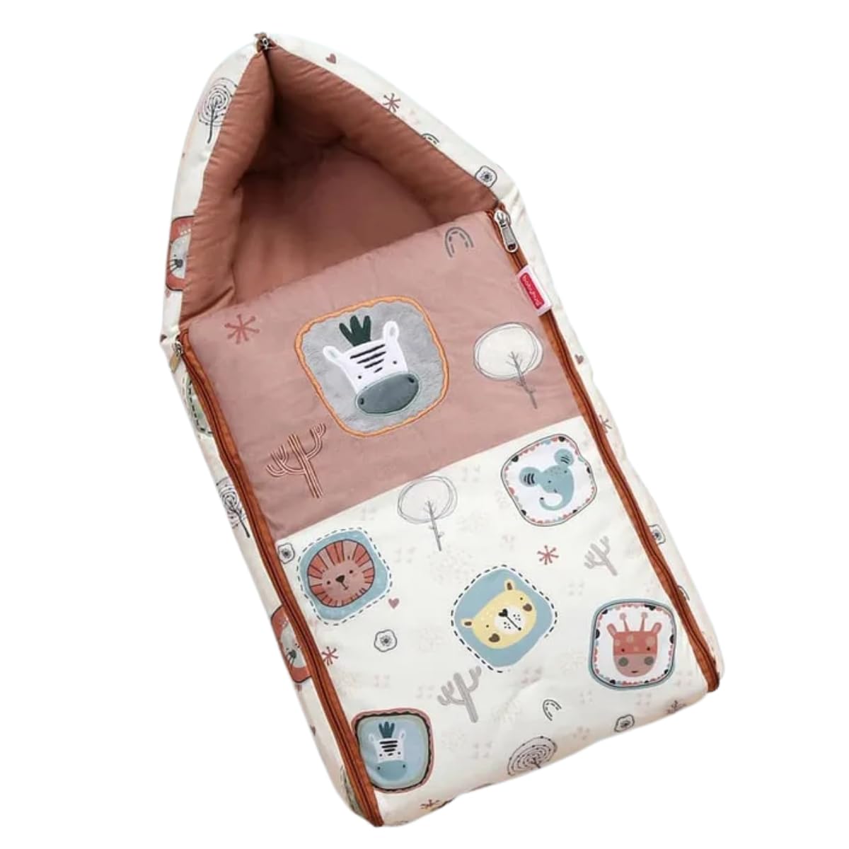 Baby Sleeping Bag for Newborns | Soft Padded Zipper Closure Sleep Sack | Wearable Blanket Design | Side Zip Opening | Lightweight Cozy Breathable Infant Sleep Sack | Newborn Essentials