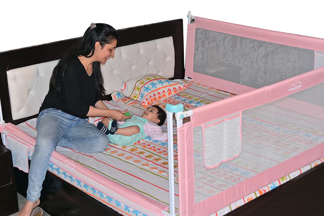 SAFEOKID Bed Rails (4 ft/ 48 inches/122 cms/x 2.1ft/ 25 inches/63 cms