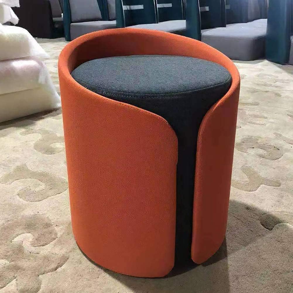 Tabouret repose-pieds salon en tissu pouf table basse petit