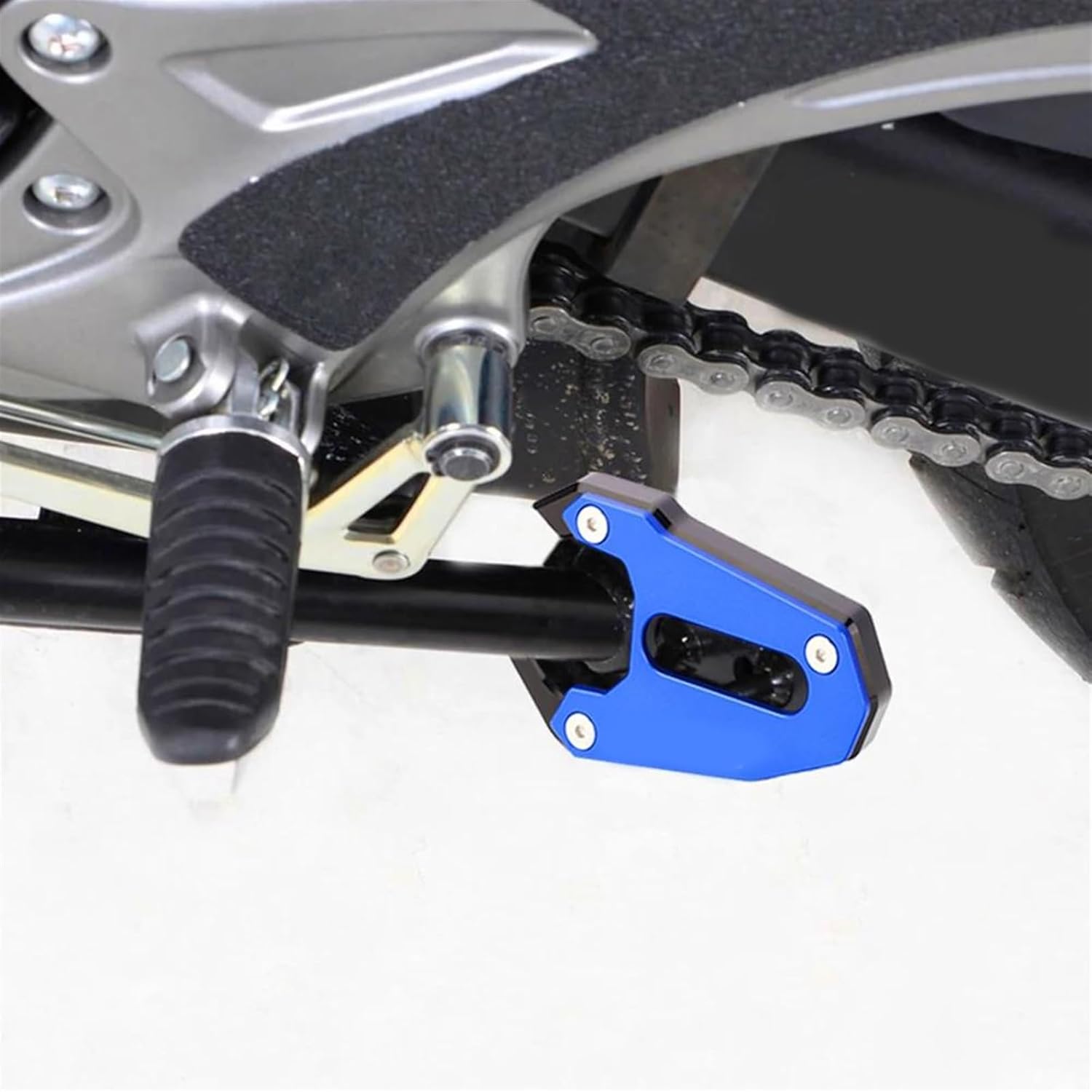 オートバイサイドスタンド に適合するSV650X 2018-2022 延長キックスタンドプレート引伸サポート拡張 に適合するSV S