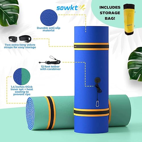 Miniatura 3 de SOWKT Lily Pad - Tapete flotante de agua prémium para el lago y la navegación, almohadilla de agua flotante gigante para lagos  Lilly Pad Muelle de