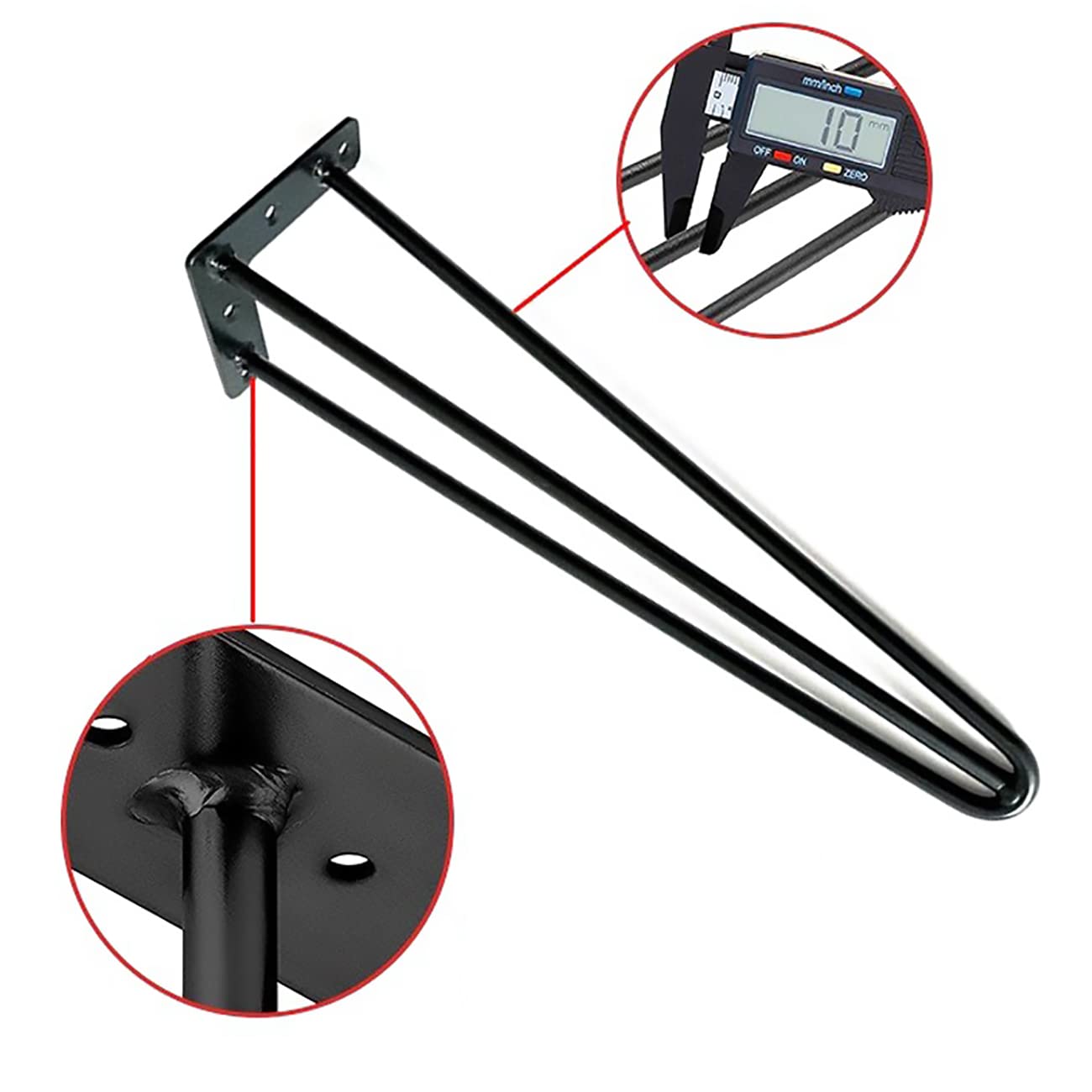 Genérico Patas de Mesa Doradas para Muebles Patas para Mesa de Comedor Cocina Muebles de Bricolaje Sillas Sofás Armarios Sofás (72 cm (28,3 Pulgadas))