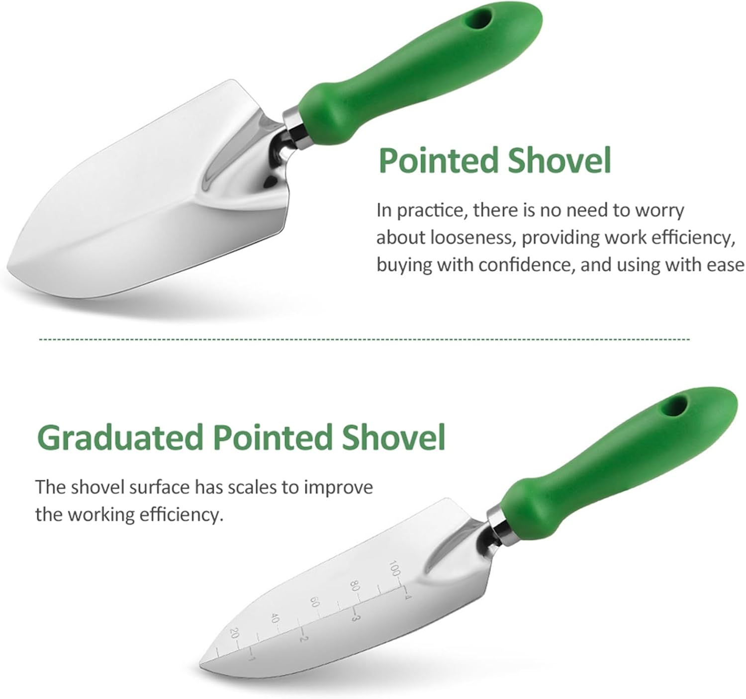 Garden Tool Set Outdoor Heavy Duty Gardening Work Set with Ergonomic Handle and Tool Storage Bag