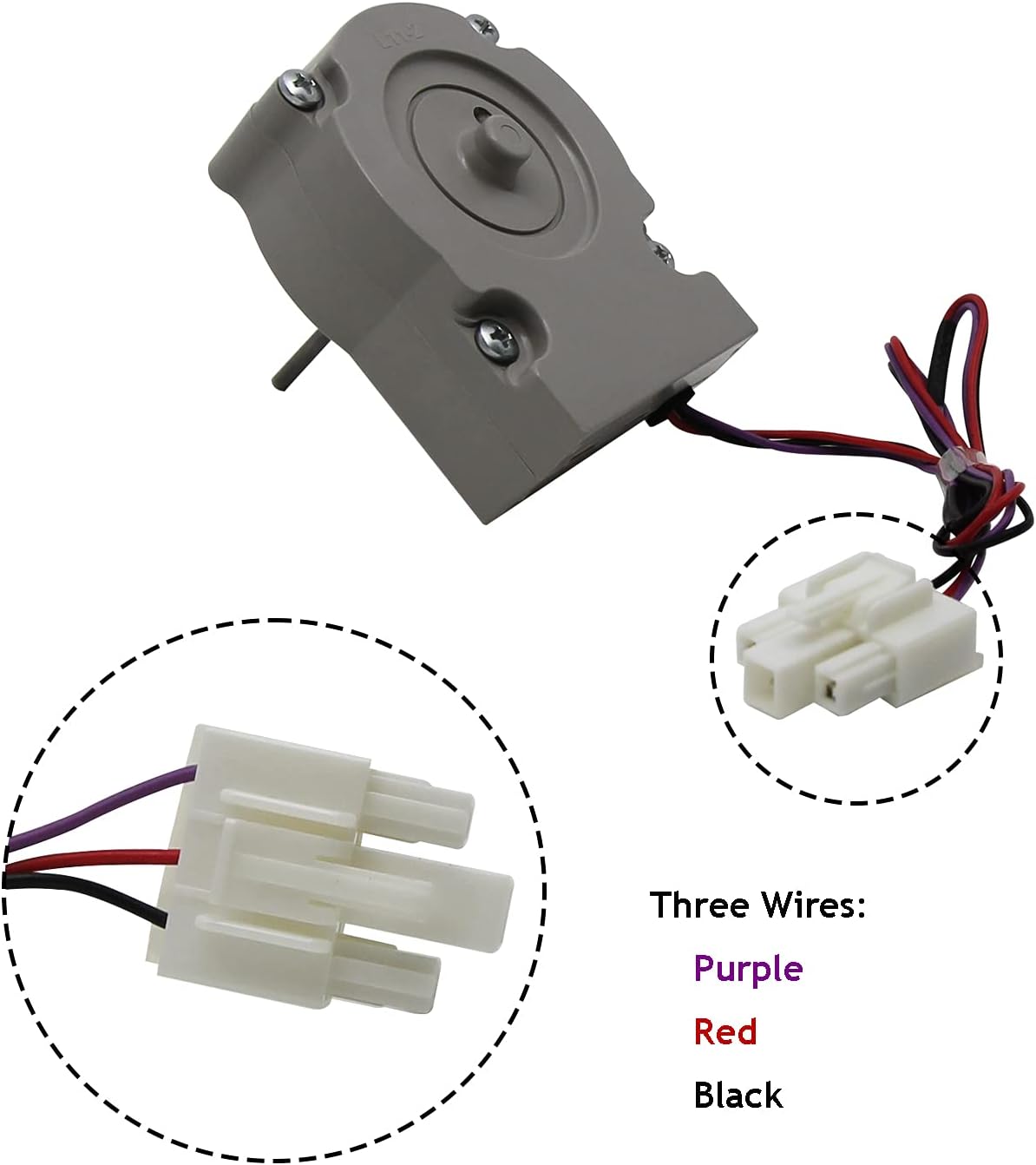 EAU61524007 Refrigerator Evaporator Fan Motor OEM Replacement Part Compatible for LG Replace EAU60694510 AP5950081 PS10058947
