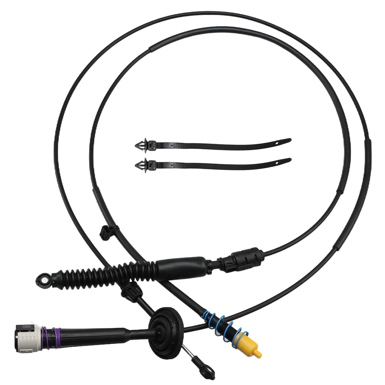 FUSCH Automatic Transmission Gear Shifter Cable Gearshift Linkage Control Cable Compatible with Chevy Silverado/GMC Sierra 1500 2500 3500/Classic 1999-2007Replace#: 12477640 905-144