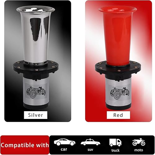 Miniatura 6 de FARBIN Bocina de coche clásica Ooga cuerno de aire antiguo cuerno de Ahooga estilo antiguo 12v cuerno de coche viejo sonido de coche (cuerno de tono