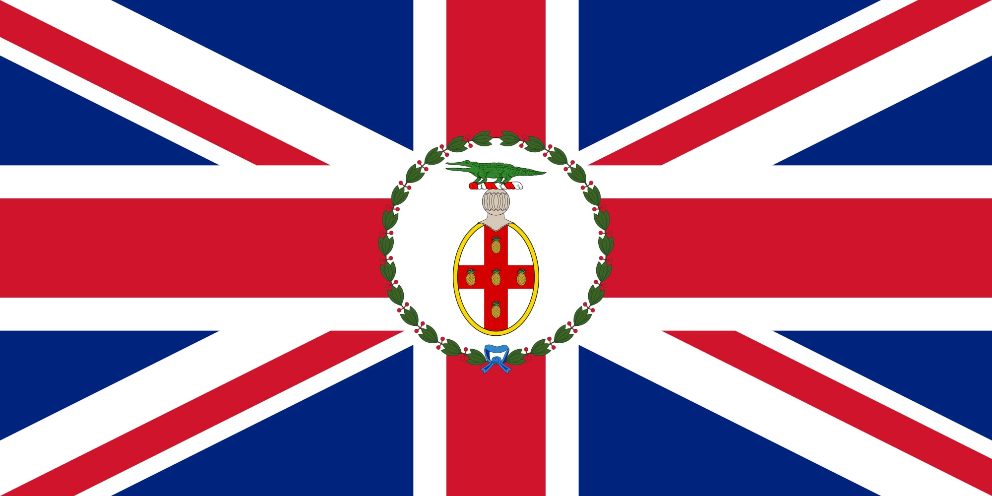 Drapeau Jamaica Governor 1875 XL motif précis impression haute fidélité anti-décoloration