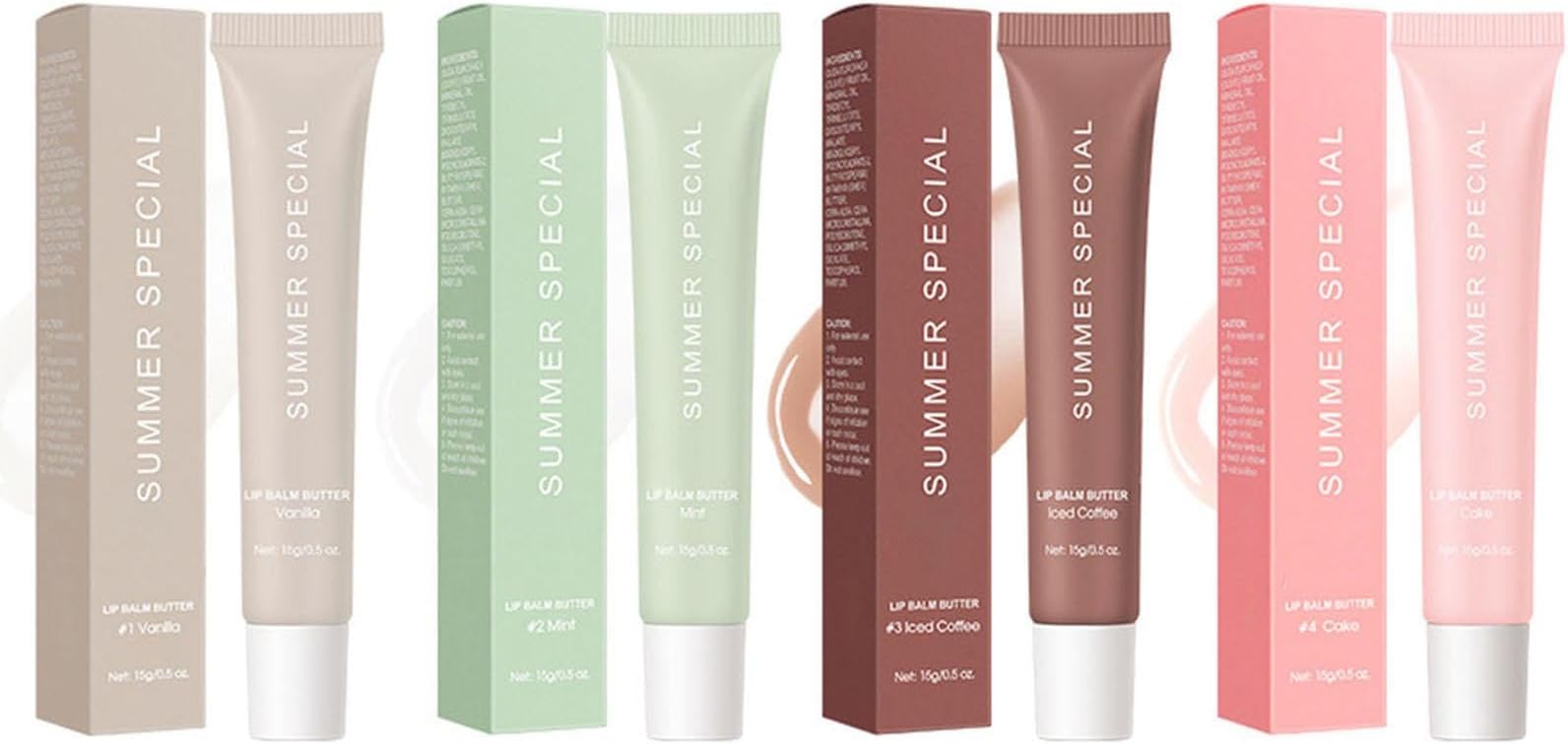 Summer Fridayss Tinted Lip Balm and Gloss | Moisturizing Natural Care for Dry, Chapped Lips | Butter Balm for Men and Women | Moisturizes and Brightens