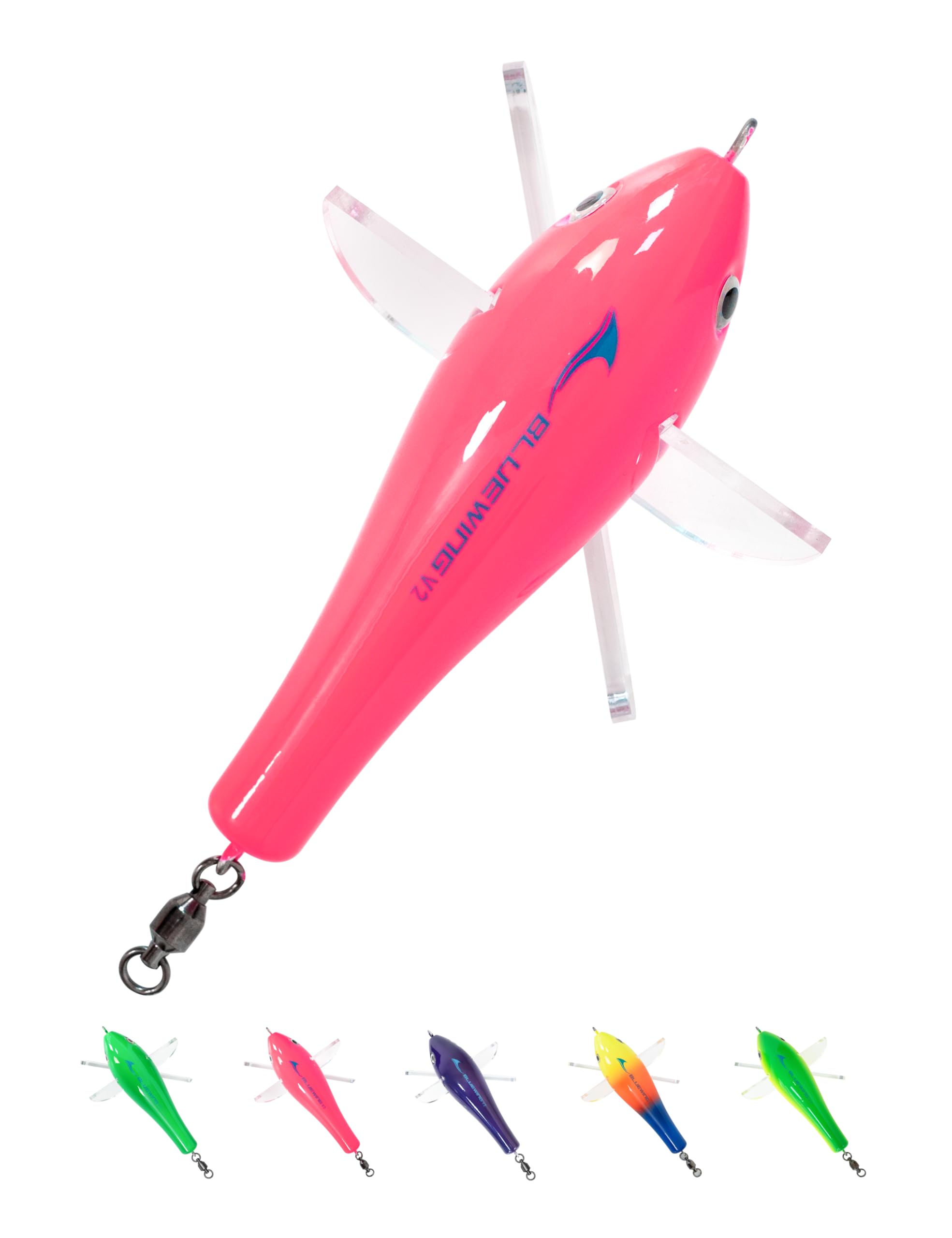 Amazon.co.jp: BLUEWING デラックス トローリングバード 7.3インチ