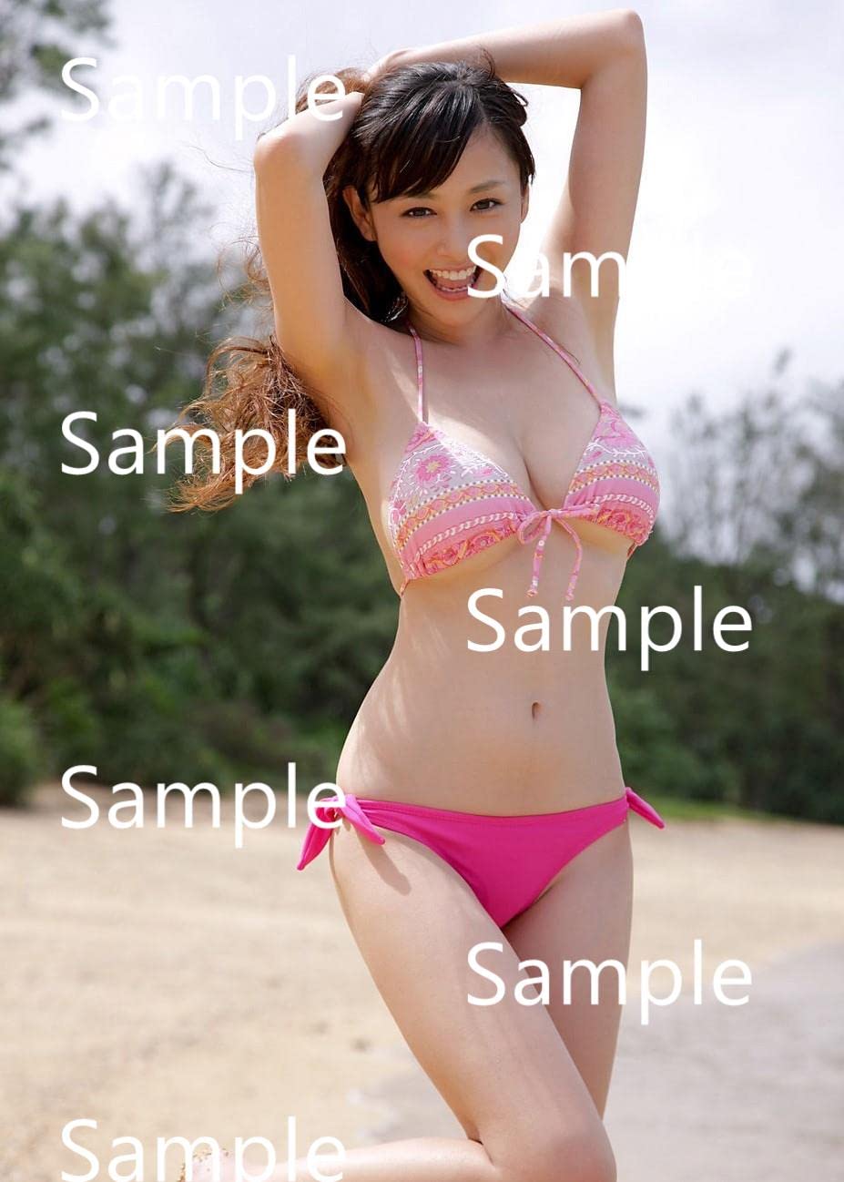Amazon.co.jp: 杉原杏璃 写真 2L版 20枚 A 水着 下着 グラビア