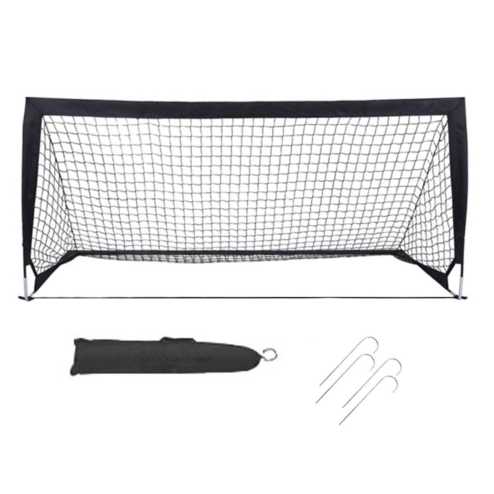 Porterías de fútbol Portería de fútbol y Red de protección, con Bolsa de Transporte portátil, Equipo de Entrenamiento de Redes de fútbol, ​​para Patio Trasero
