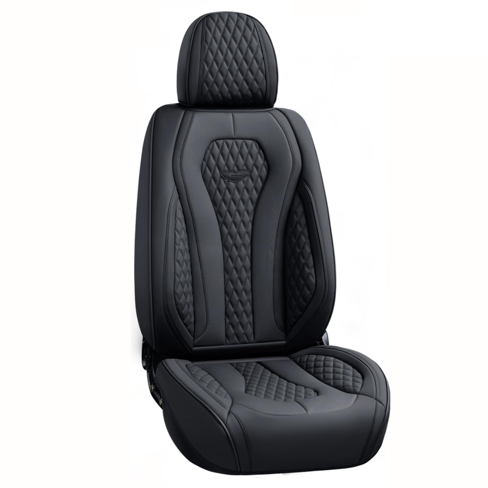 Coverado Fundas para Asientos de Coche, Cubierta del Asiento de Cuero Impermeable, Protectora de Asiento, Adecuada para la mayoría de Las camionetas SUV de Lujo B8839 Seat