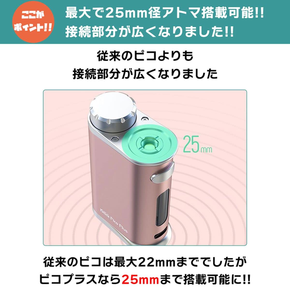 Amazon | 【Kit】イーリーフ iStick Pico Plus + Melo 4S Kit アイ