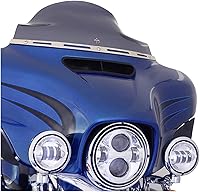 Vista 13 de Klock Werks Faro para 2014-2023 FLH (6.5" Negro)