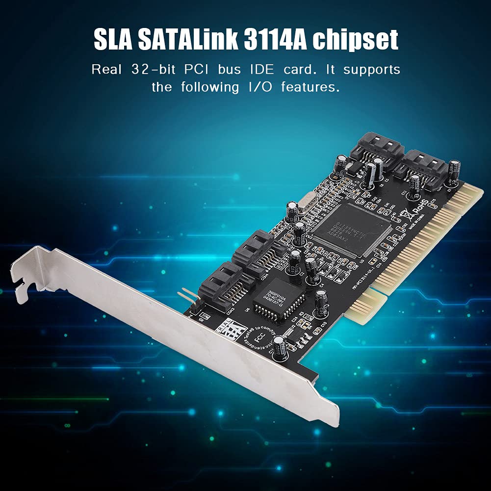 Ausla PCI 16X a 4 Porte Riser Card, Sil3114