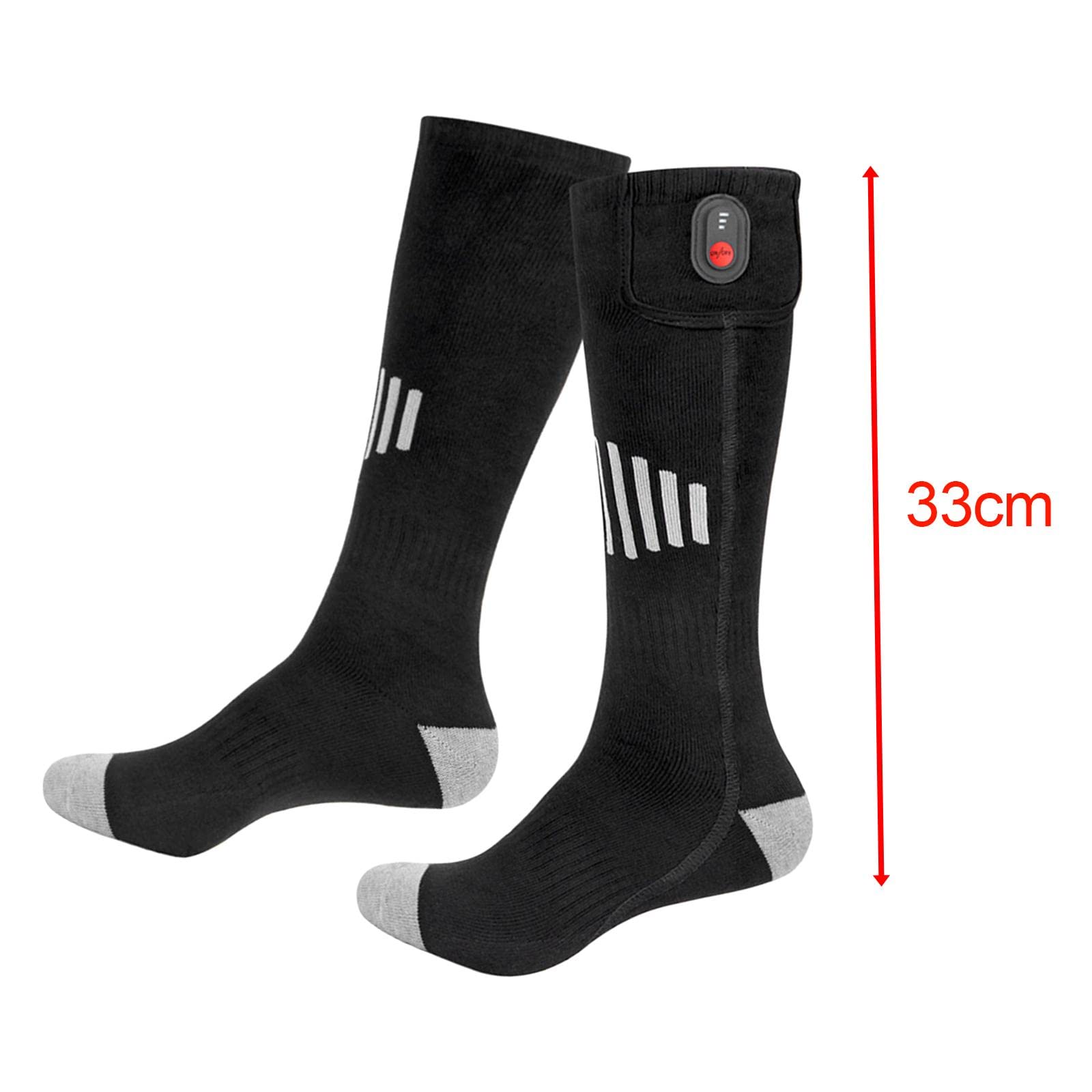1 Paire Chaussettes Chauffantes Chaussettes de Ski Coton Respirant Chaussettes Épaisses Confortables Chauffantes Automatiques Convient Aux Sports D'Hi