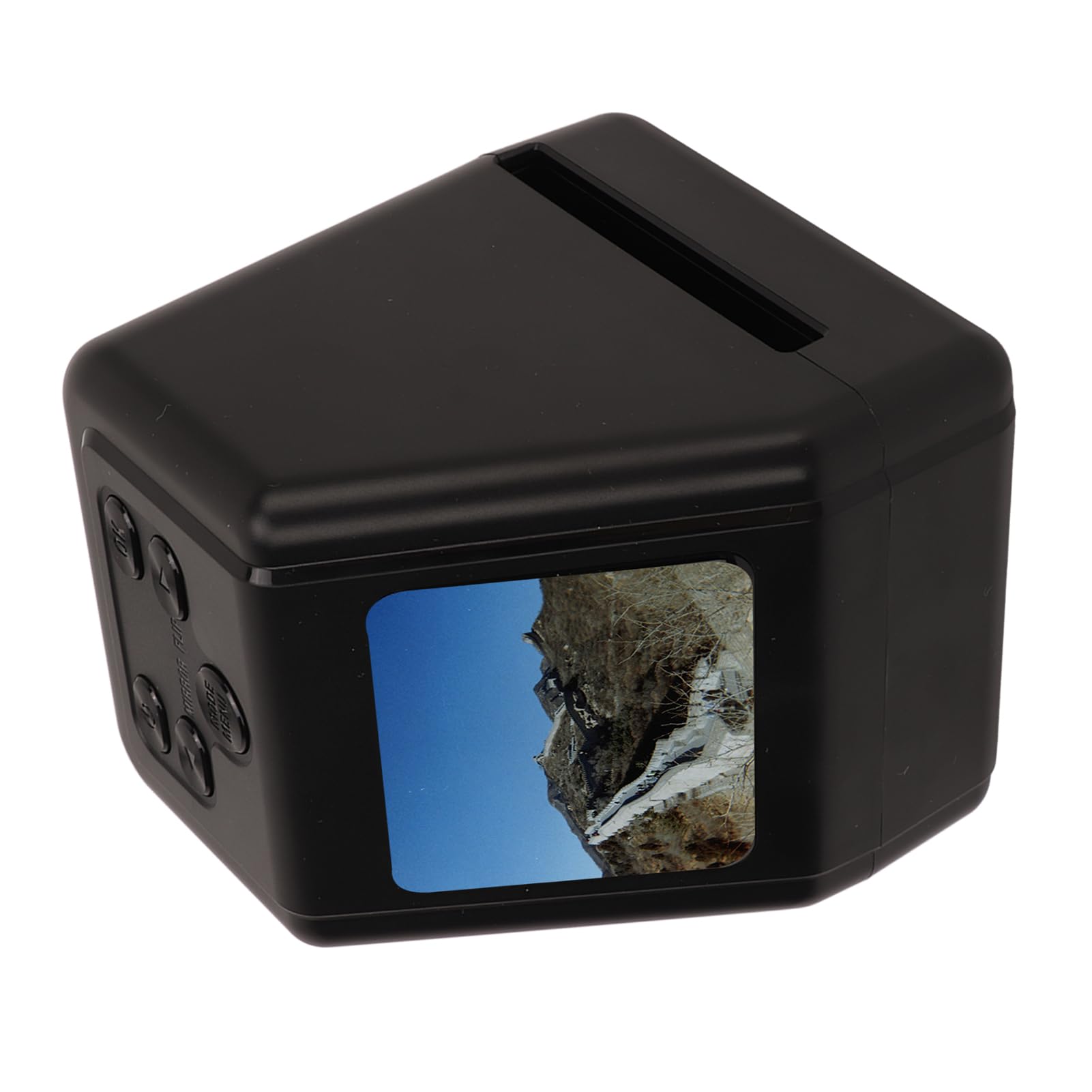 Escáner de Diapositivas de Película, Pantalla de 2 Pulgadas, Convierte 135, 126, 110, Diapositivas de 8mm a Escáner de Negativos de Fotos Digitales JPG de 22MP para Preservación