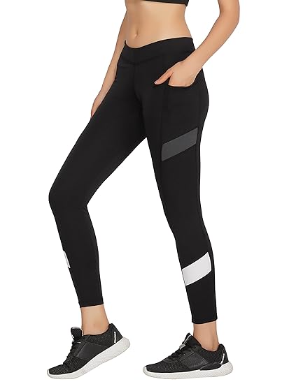 Women's Skinny Fit Spandex Yoga Pant (NLF30OLDGRXL_Grey_XL)