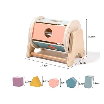 Amazon | Fenteer モンテッソーリ回転ドラム、早期開発