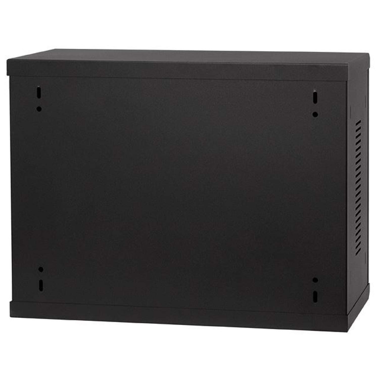 CCTV Armadio Rack 3U 19 Pollici 180 mm | Armadio di Rete in Acciaio | Home Server, Armadio Router, Alloggiamento per Telecamera di Videosorveglianza, Dimensioni compatte, Regolabile, Nero