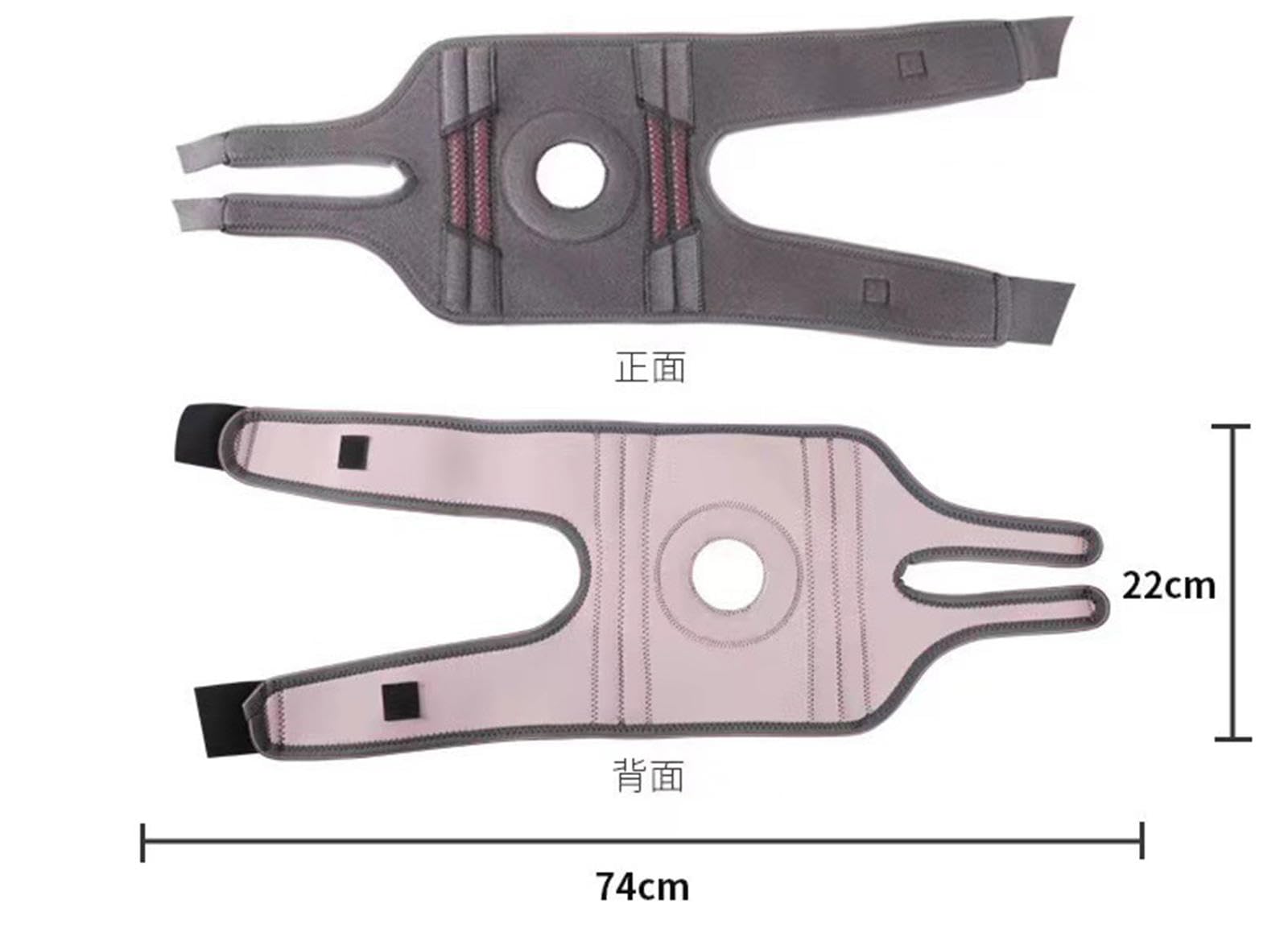 Rodillera Ajustable Rodillera Abierta Estabilizador de Rótula Mangas de Compresión Rodilleras para Adultos Escalada Al Aire Libre Montar Fitness Baloncesto Deporte Rodilleras,B
