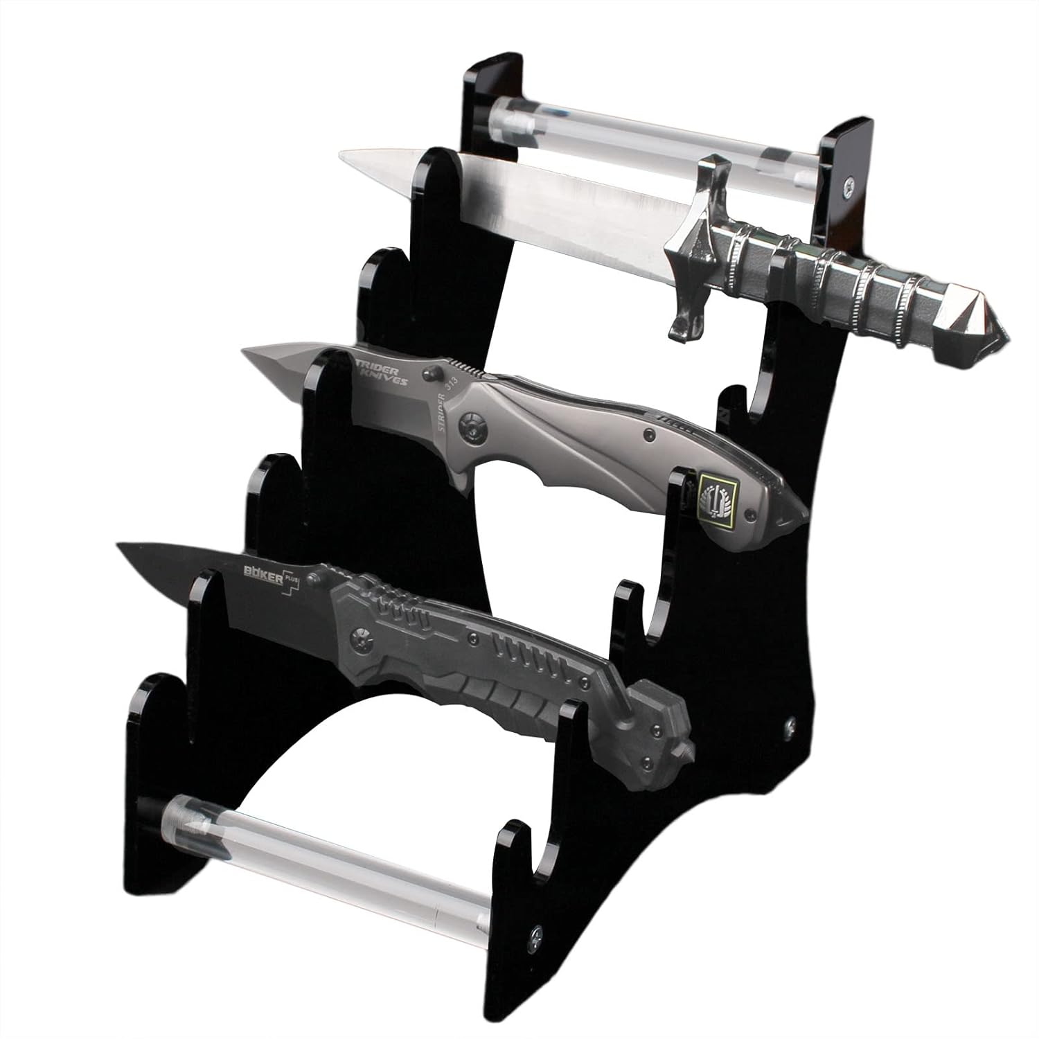 WLSANX Knife Display Stand Dagger Stand Pocket Knife Holder