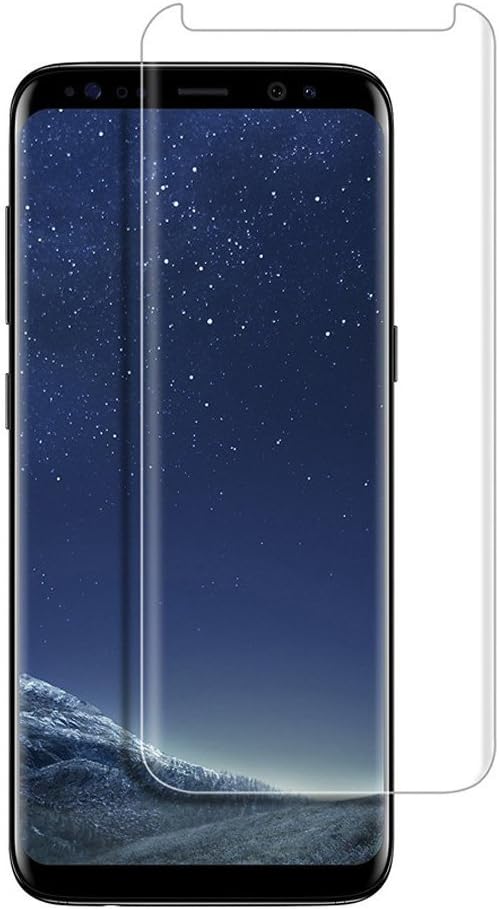 Galaxy S8 Plus Screen Protector, Monez Half Coverage Version [Case Friendly][Anti-Scratch] HD Clear Protective Film Screen Protector for Samsung Galaxy S8 Plus G955U 6.2" Screen (2017)