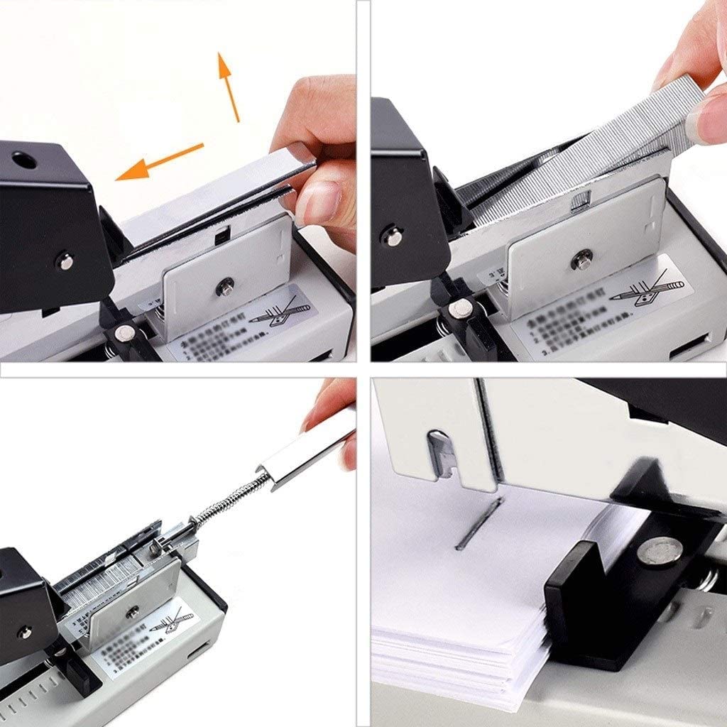 Cucitrice per Casa Ufficio Strumenti for Ufficio for Rilegatura di Carta Regolabile con Pinzatrice for Resistente Accessori per Scrivania
