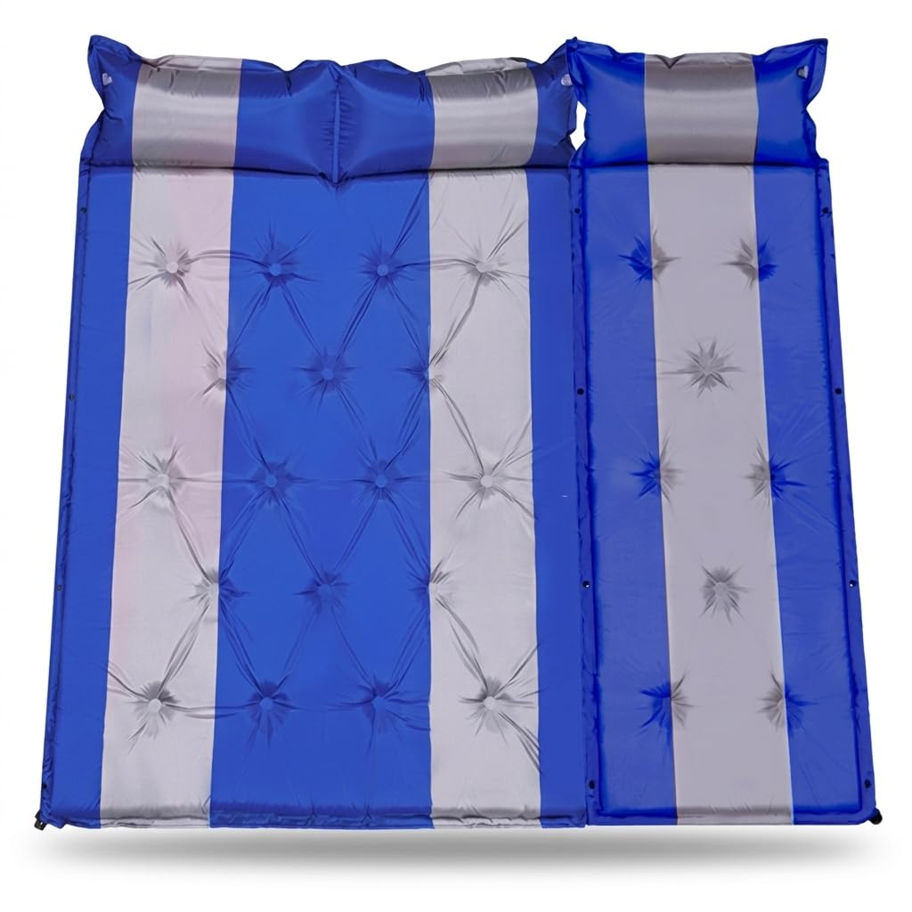 Matelas autogonflant Camping Familial pour 3-4 Personnes – Tapis Couchage spacieux pour l'extérieur