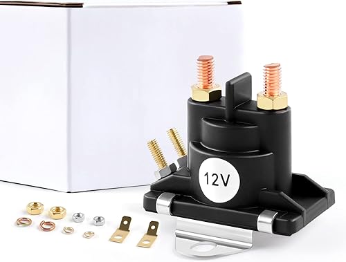 Miniatura 7 de Interruptor solenoide de ajuste de potencia de 12 V compatible con arrancadores fueraborda Mercury y Mariner de 35-275HP Mercruiser 89-818864T,